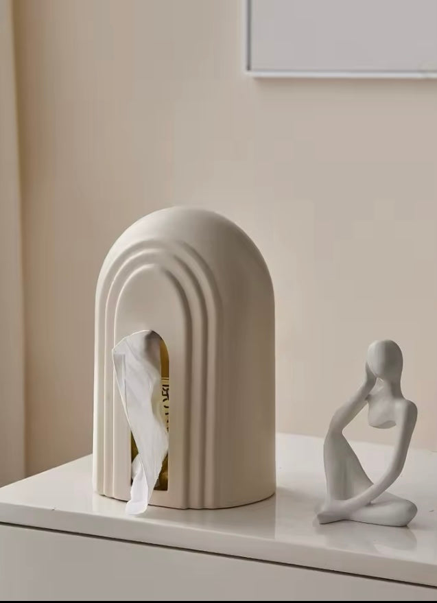 Taschentuchbox aus Keramik