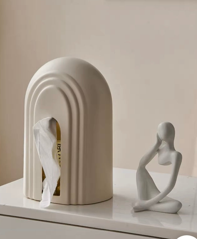 Taschentuchbox aus Keramik