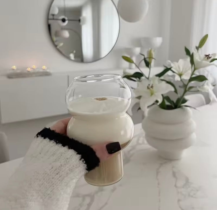 Bubble Designglas - Pilz inspiriertes Design