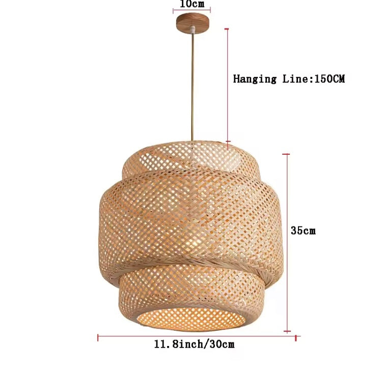 Bambus-Pendelleuchte Solana